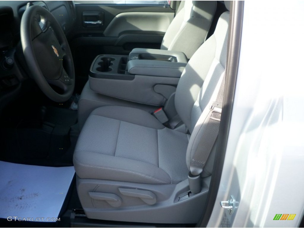 2014 Silverado 1500 WT Regular Cab 4x4 - Silver Ice Metallic / Jet Black/Dark Ash photo #25