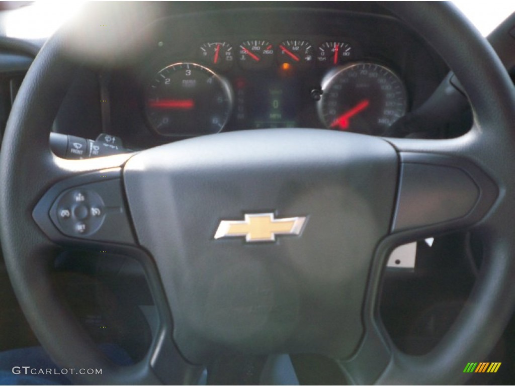 2014 Silverado 1500 WT Regular Cab 4x4 - Silver Ice Metallic / Jet Black/Dark Ash photo #28