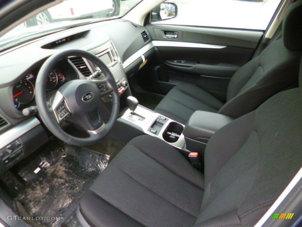Black Interior 2014 Subaru Outback 2.5i Premium Photo #90305517