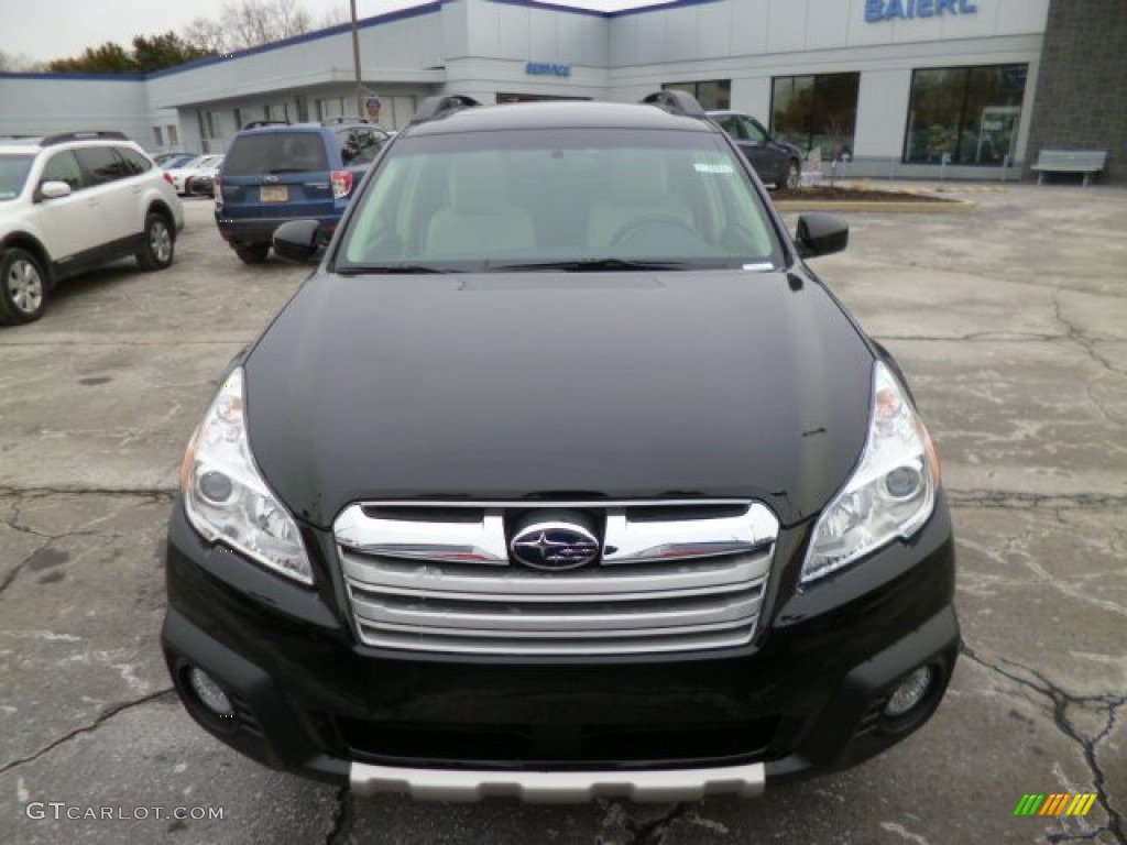 2014 Outback 3.6R Limited - Crystal Black Silica / Ivory photo #2