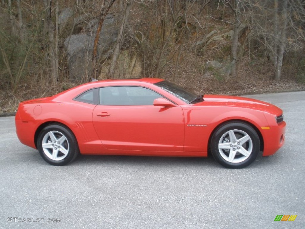 2012 Camaro LT Coupe - Victory Red / Black photo #2