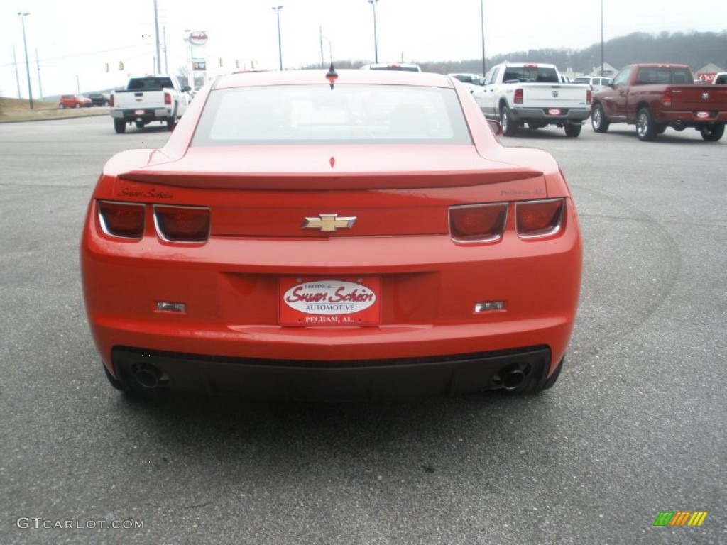 2012 Camaro LT Coupe - Victory Red / Black photo #4