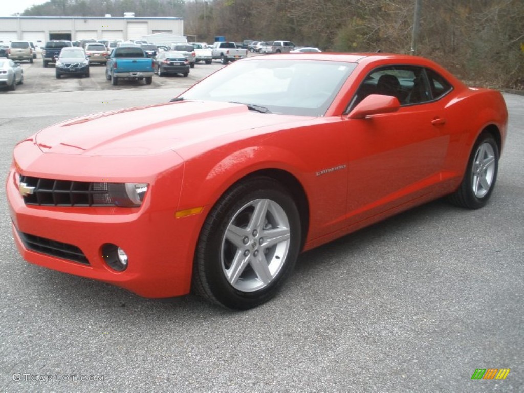 2012 Camaro LT Coupe - Victory Red / Black photo #7