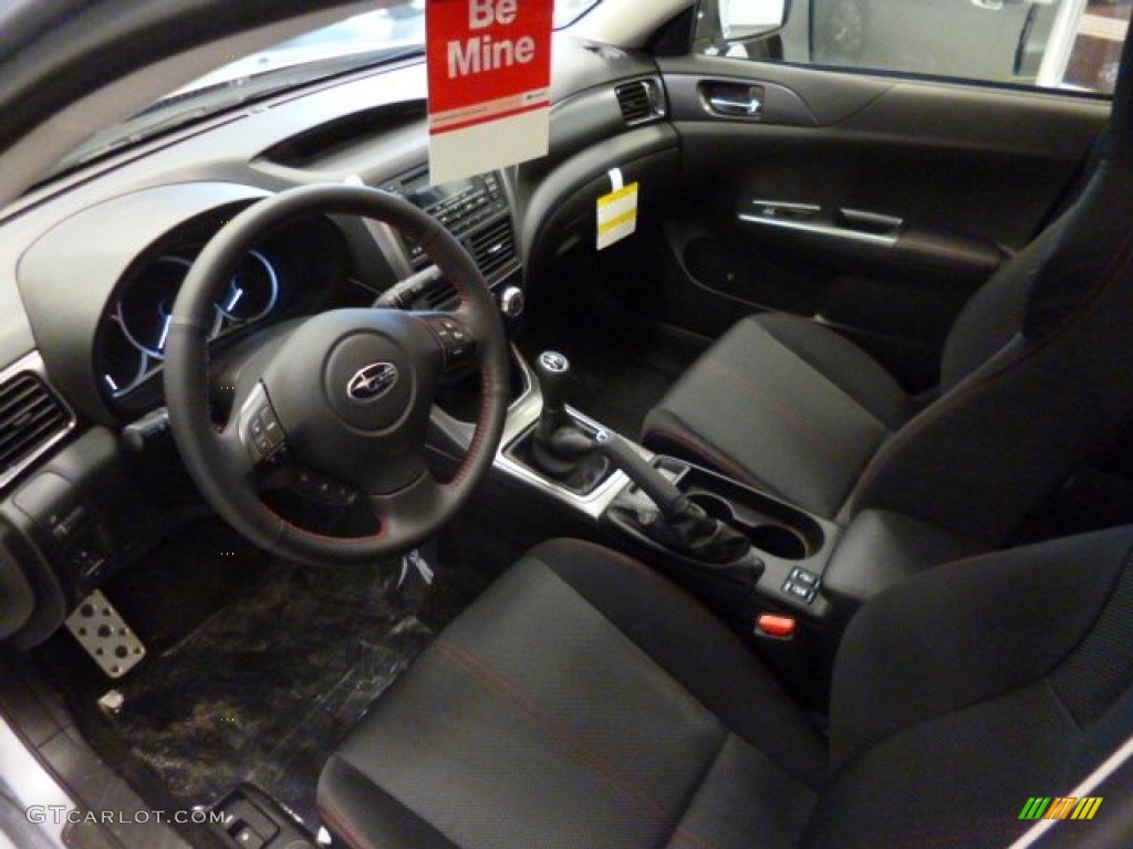 Carbon Black Interior 2014 Subaru Impreza WRX Premium 4 Door Photo #90307134