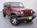 Red Rock Crystal Pearl 2007 Jeep Wrangler Unlimited X