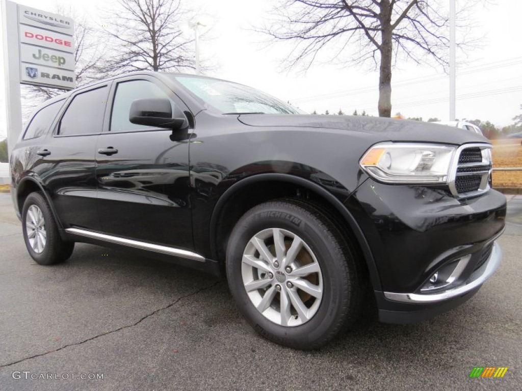 Brilliant Black Crystal Pearl 2014 Dodge Durango SXT AWD Exterior Photo #90307878