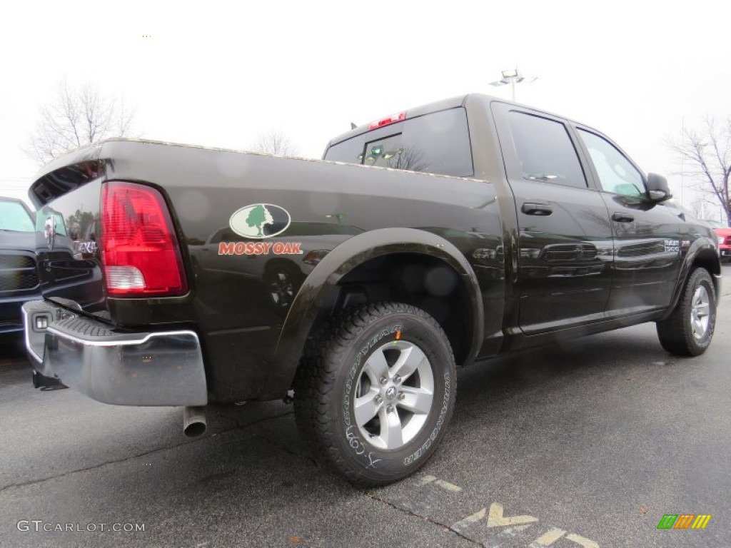 2014 1500 SLT Crew Cab 4x4 - Black Gold Pearl Coat / Canyon Brown/Light Frost Beige photo #3