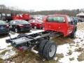 Vermillion Red - F550 Super Duty XL Regular Cab 4x4 Chassis Photo No. 8