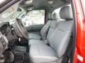 Steel 2014 Ford F550 Super Duty XL Regular Cab 4x4 Chassis Interior Color