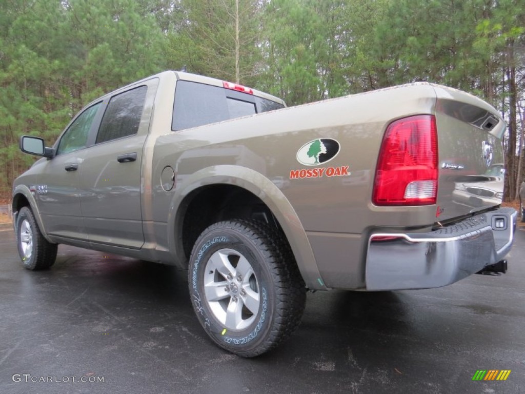 2014 1500 Mossy Oak Edition Crew Cab 4x4 - Prairie Pearl Coat / Canyon Brown/Light Frost Beige photo #2