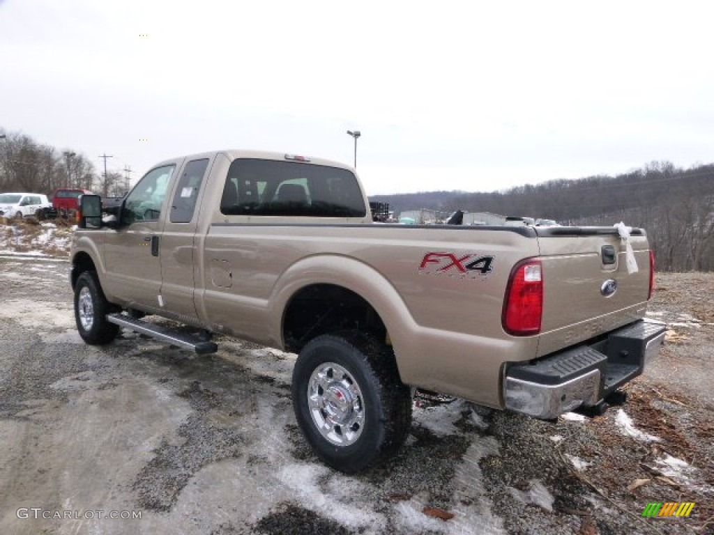 Pale Adobe Metallic 2014 Ford F250 Super Duty XLT SuperCab 4x4 Exterior Photo #90308685