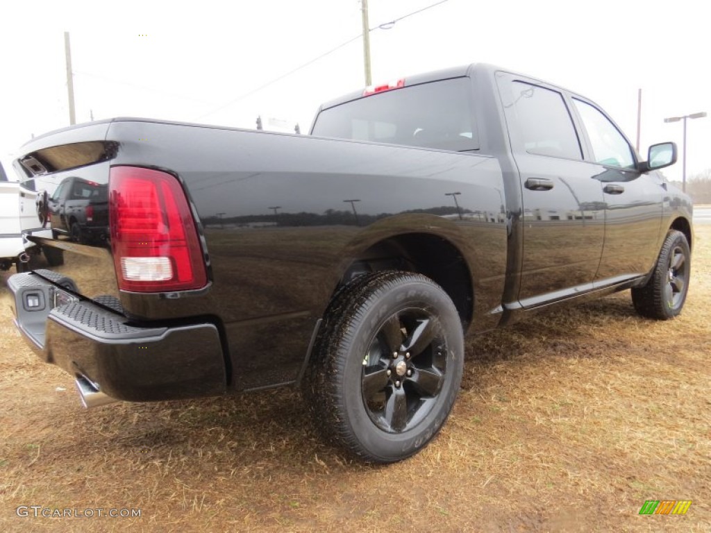 2014 1500 Express Crew Cab - Black / Black/Diesel Gray photo #3