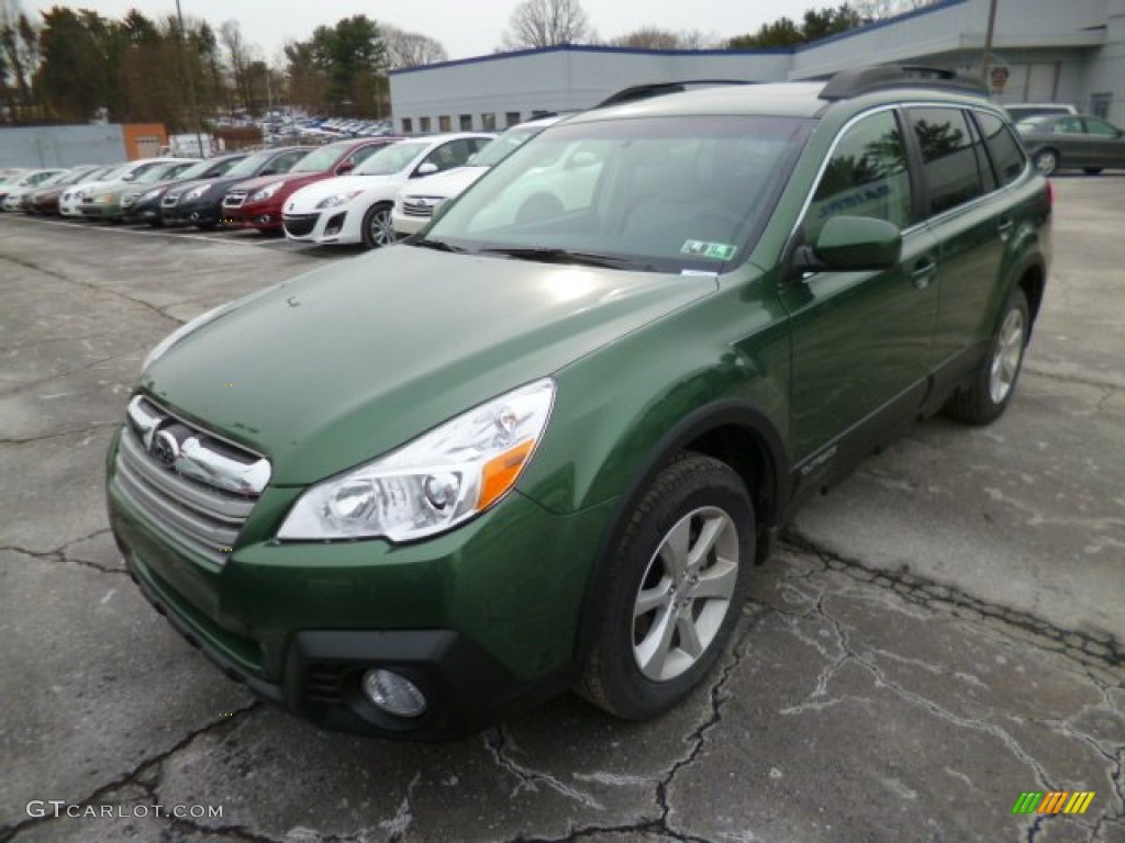 Cypress Green Pearl 2014 Subaru Outback 2.5i Premium Exterior Photo #90309066