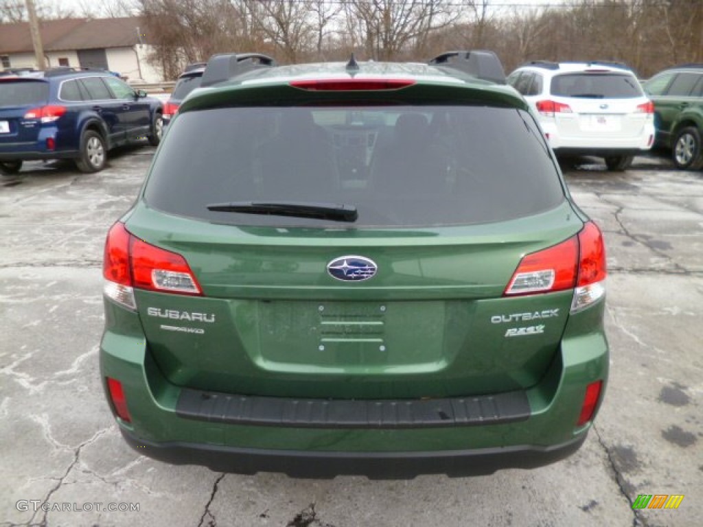 2014 Outback 2.5i Premium - Cypress Green Pearl / Ivory photo #6