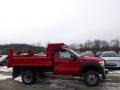 Vermillion Red 2014 Ford F550 Super Duty XL Regular Cab 4x4 Dump Truck