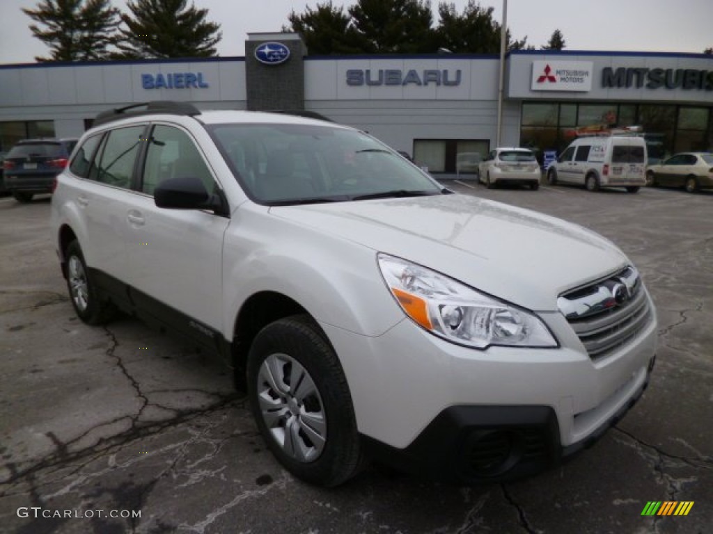 Satin White Pearl Subaru Outback