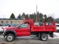 Vermillion Red - F550 Super Duty XL Regular Cab 4x4 Dump Truck Photo No. 5