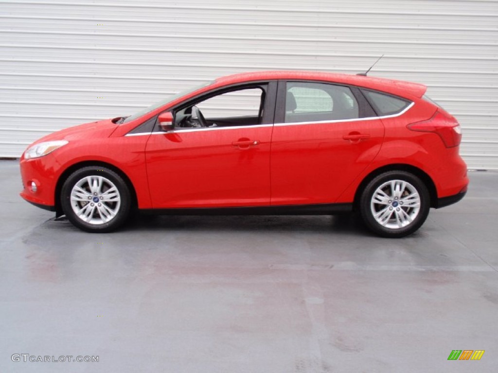 2012 Focus SEL 5-Door - Race Red / Charcoal Black photo #5