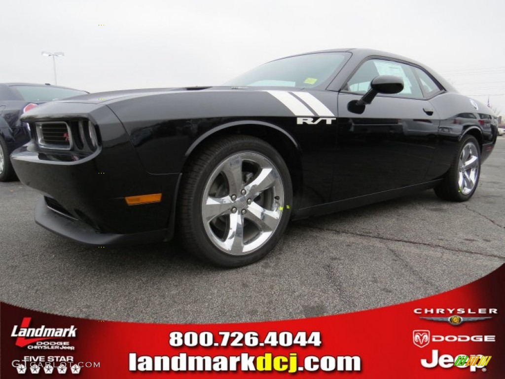 2014 Challenger R/T Plus - Black / Dark Slate Gray photo #1