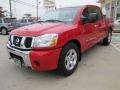 2006 Red Alert Nissan Titan SE Crew Cab  photo #5