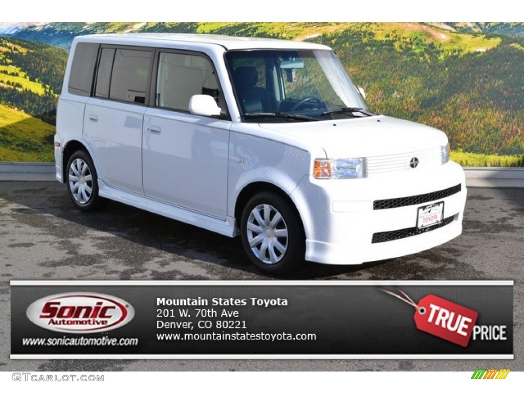 Polar White Scion xB