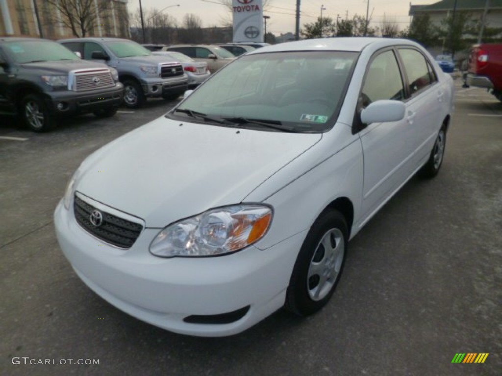 Super White 2007 Toyota Corolla LE Exterior Photo #90313027