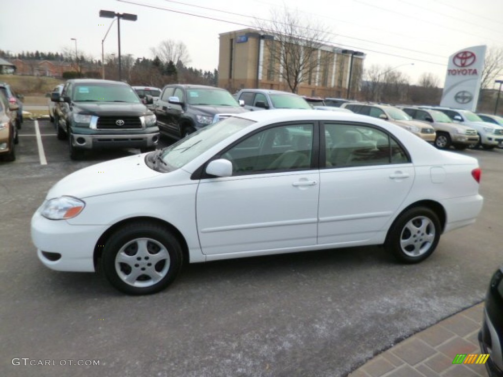 Super White 2007 Toyota Corolla LE Exterior Photo #90313050