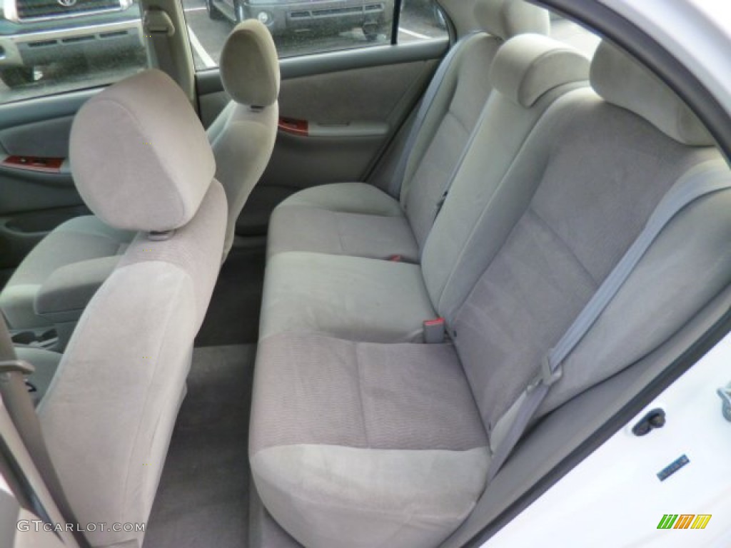 2007 Toyota Corolla LE Rear Seat Photos