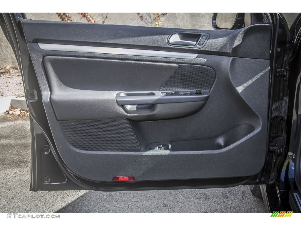2008 Volkswagen GLI Sedan Interlagos Plaid Cloth Door Panel Photo #90313383