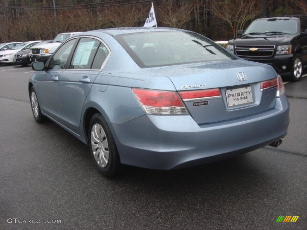2011 Accord LX Sedan - Celestial Blue Metallic / Black photo #4