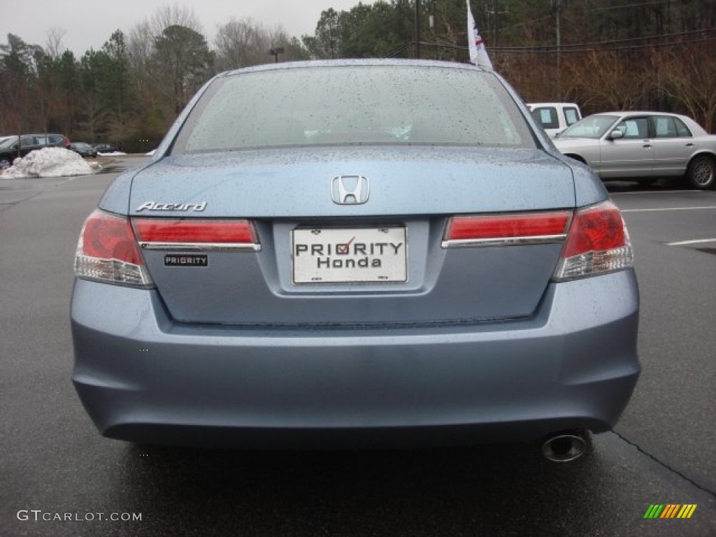 2011 Accord LX Sedan - Celestial Blue Metallic / Black photo #5