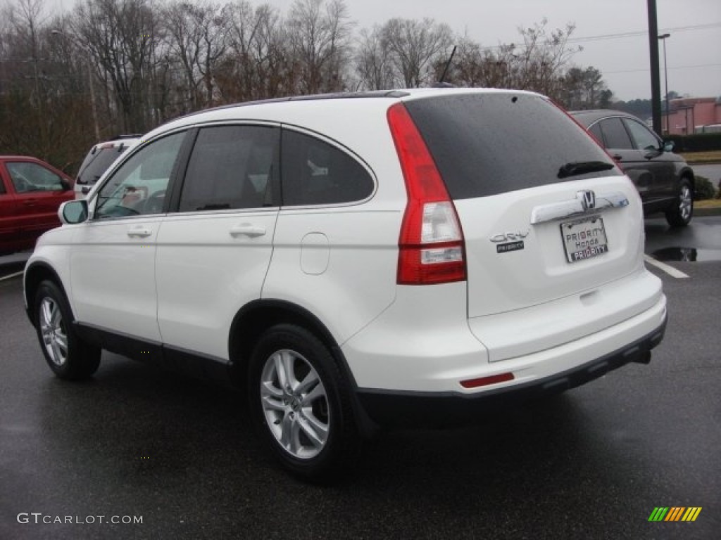 2011 CR-V EX-L - Taffeta White / Gray photo #4