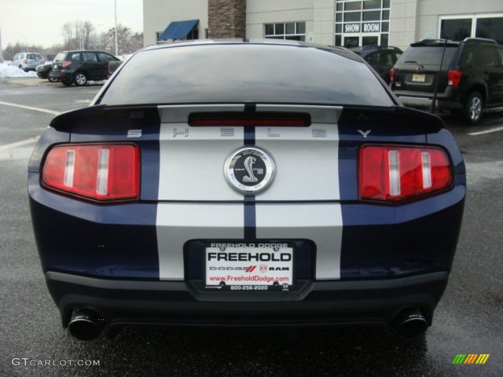 2012 Mustang Shelby GT500 Coupe - Kona Blue Metallic / Charcoal Black/White photo #5