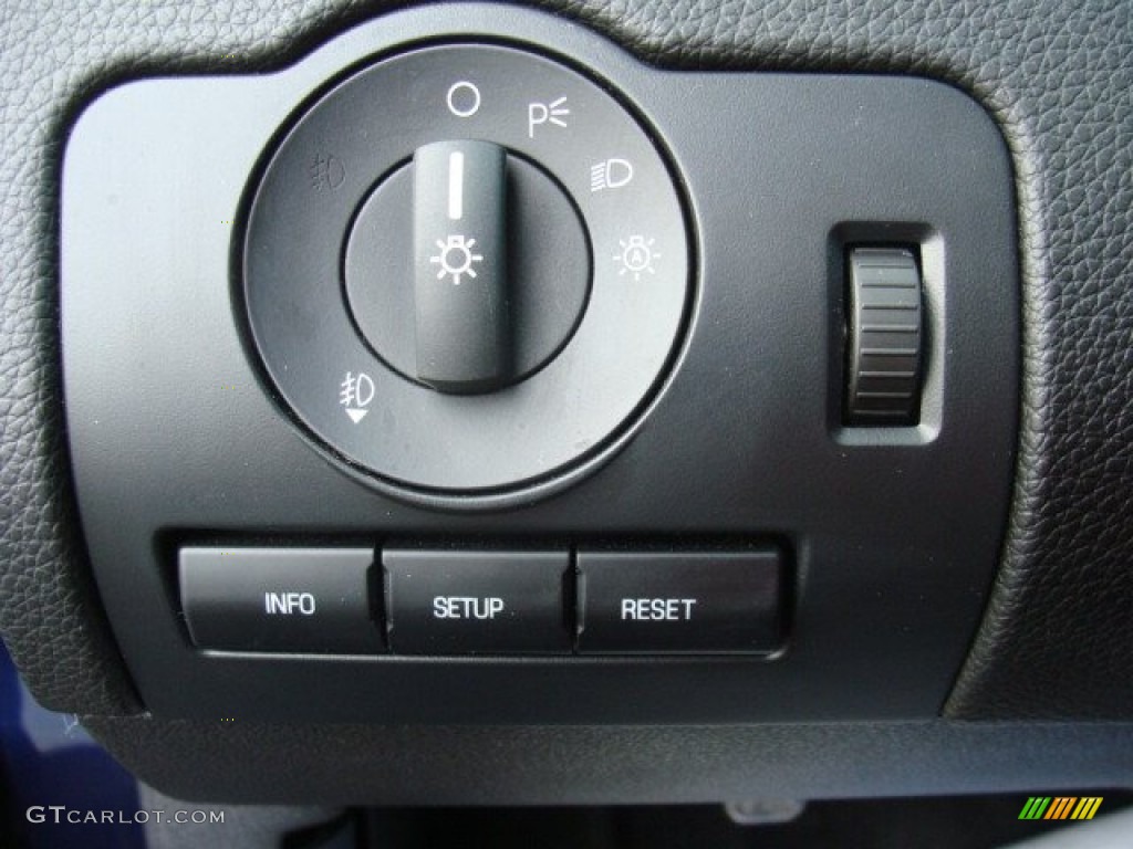2012 Mustang Shelby GT500 Coupe - Kona Blue Metallic / Charcoal Black/White photo #17
