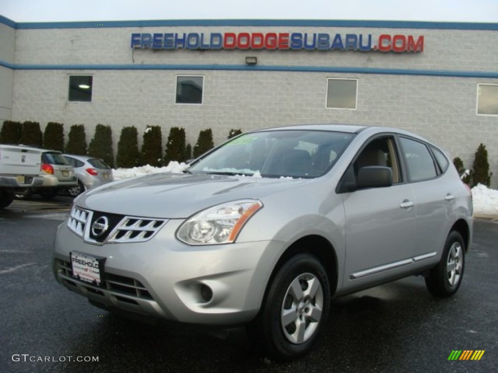 2011 Rogue S AWD - Silver Ice Metallic / Gray photo #1