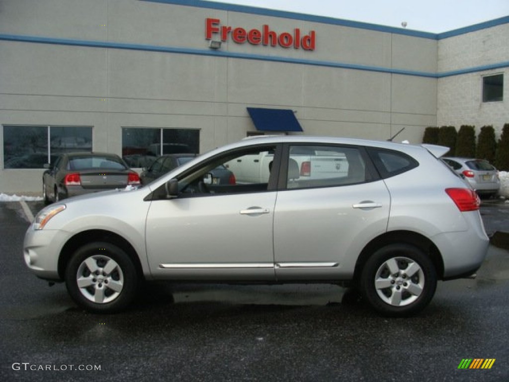 2011 Rogue S AWD - Silver Ice Metallic / Gray photo #8