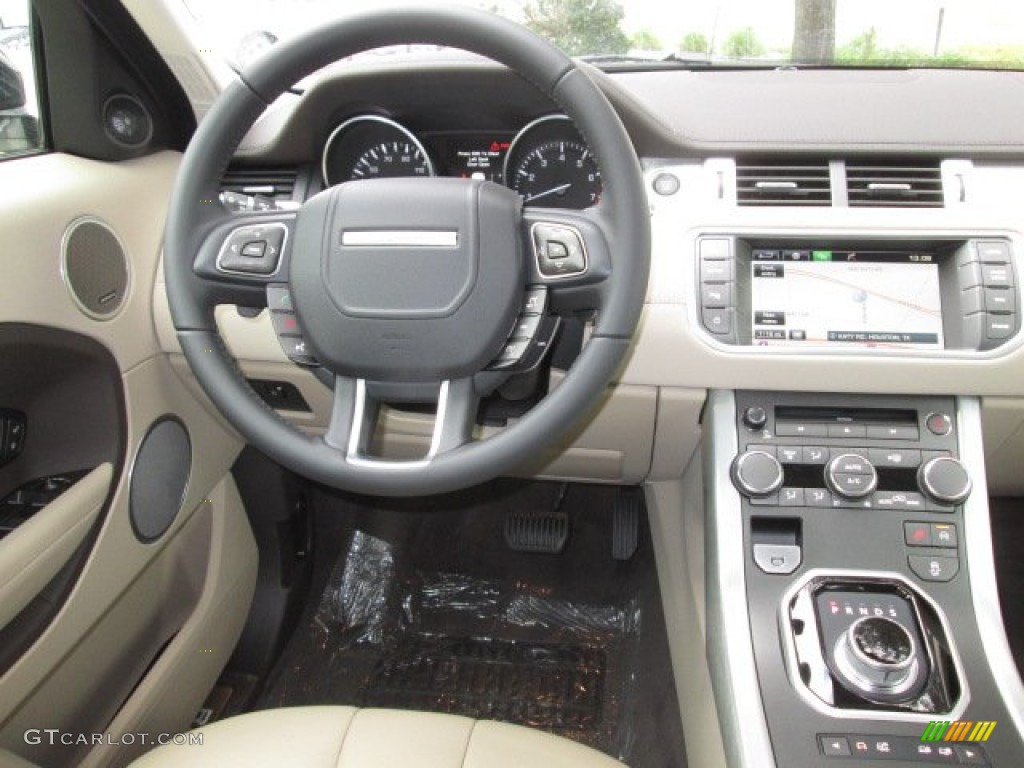 2014 Land Rover Range Rover Evoque Pure Plus Almond/Espresso Dashboard Photo #90315060