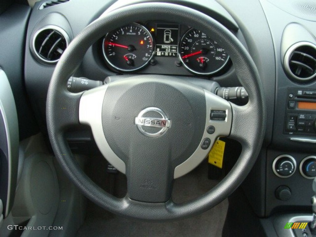 2011 Rogue S AWD - Silver Ice Metallic / Gray photo #18