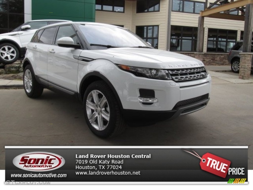 2014 Range Rover Evoque Pure Plus - Fuji White / Almond/Espresso photo #1