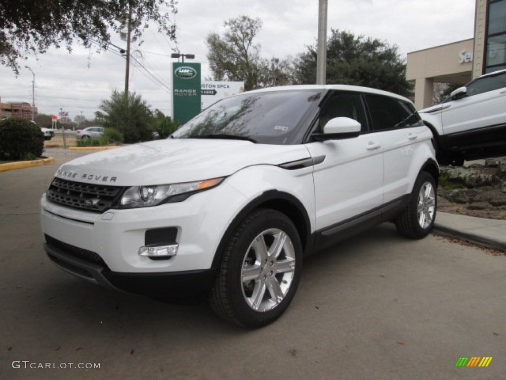 Fuji White 2014 Land Rover Range Rover Evoque Pure Plus Exterior Photo #90315381