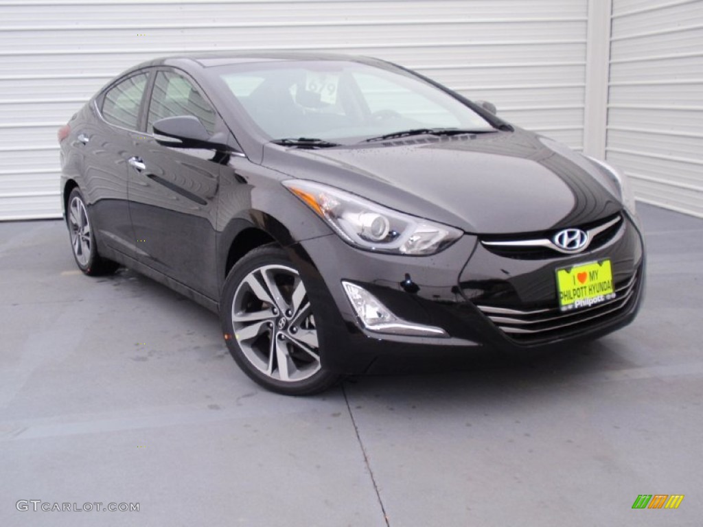 Black Hyundai Elantra