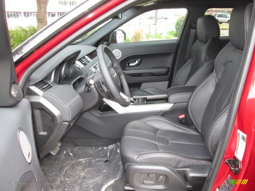 Dynamic Ebony/Cirrus Stitch Interior 2014 Land Rover Range Rover Evoque Dynamic Photo #90315819
