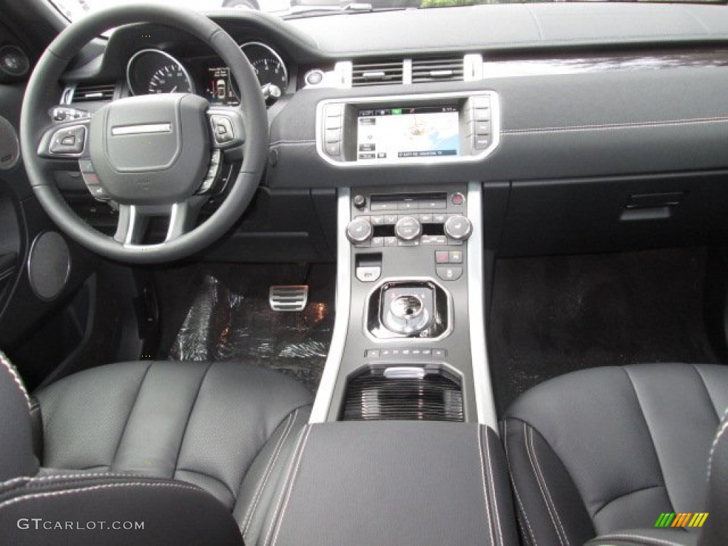 2014 Land Rover Range Rover Evoque Dynamic Dynamic Ebony/Cirrus Stitch Dashboard Photo #90315840