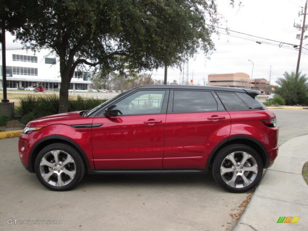 Firenze Red Metallic 2014 Land Rover Range Rover Evoque Dynamic Exterior Photo #90315927