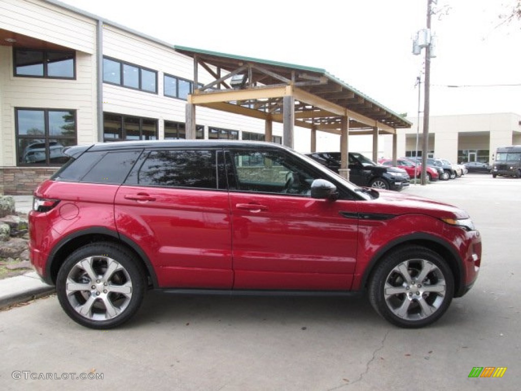 Firenze Red Metallic 2014 Land Rover Range Rover Evoque Dynamic Exterior Photo #90316042