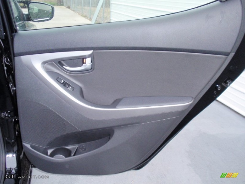 2014 Elantra Limited Sedan - Black / Black photo #20
