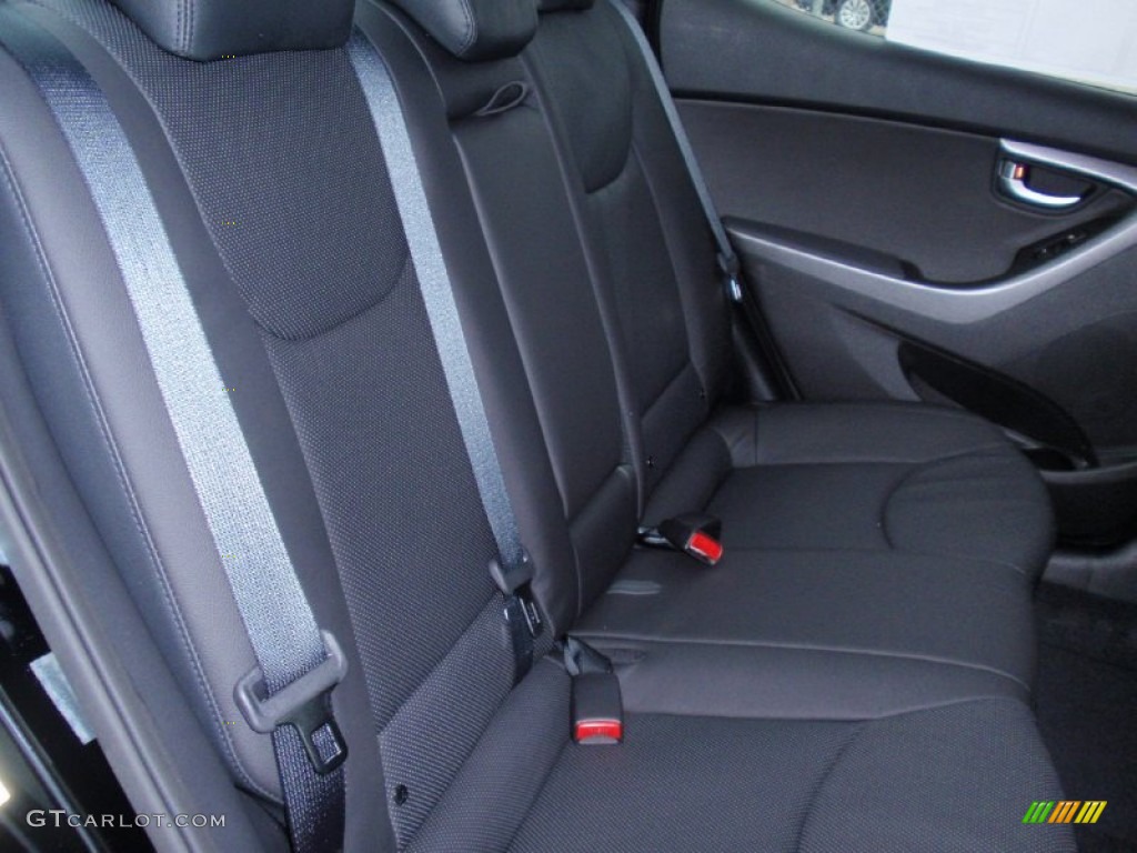 2014 Elantra Limited Sedan - Black / Black photo #21