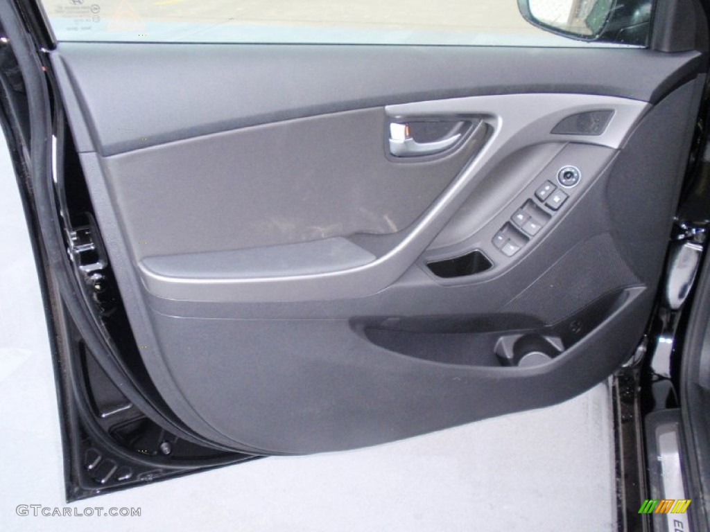 2014 Elantra Limited Sedan - Black / Black photo #23