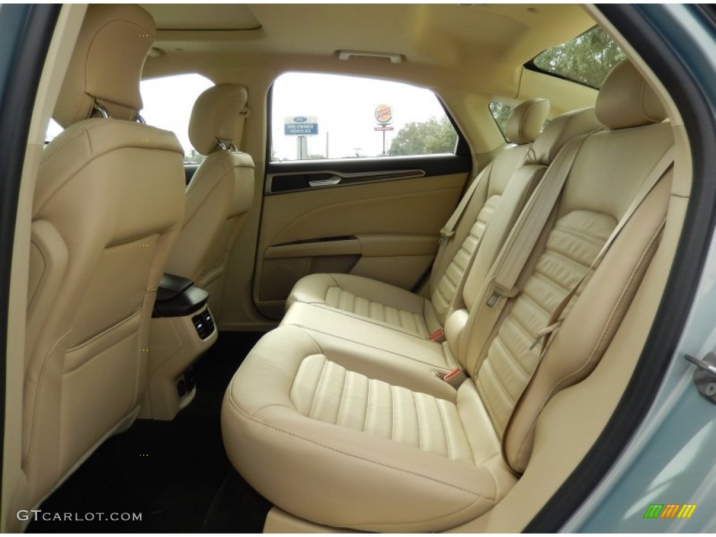 2014 Ford Fusion Hybrid SE Rear Seat Photos