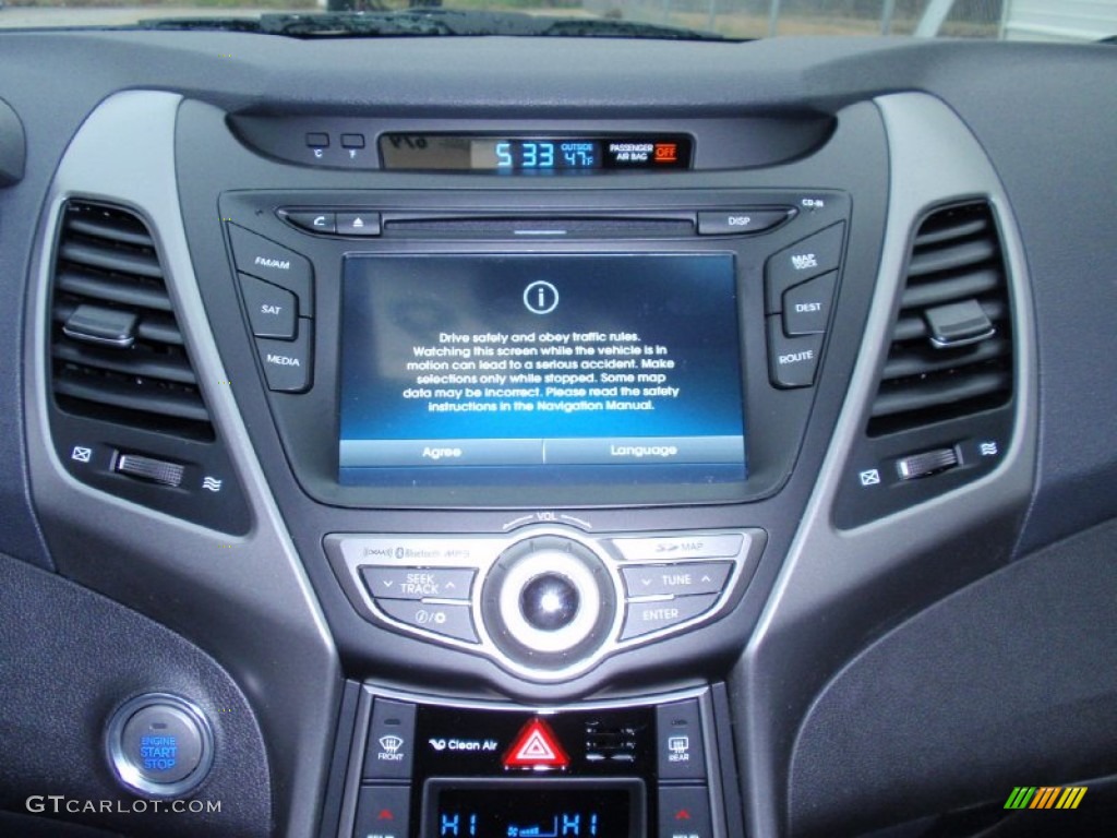 2014 Hyundai Elantra Limited Sedan Controls Photos